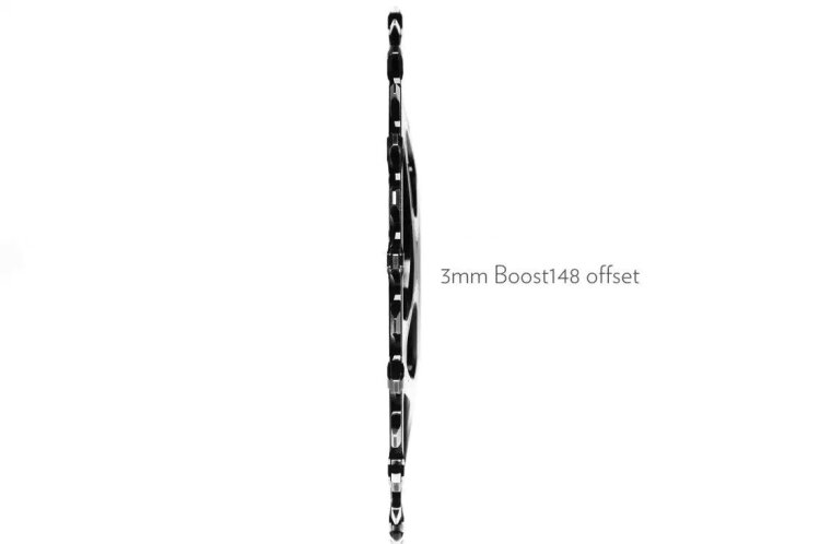 ZUPČANIK PREDNJI AB SRAM OVAL DIRECT MOUNT BOOST148 (3MM OFFSET) / 28T / BLACK