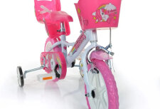 Dječji bicikl Dino Bikes 12" Unicorn s pomoćnim kotačima