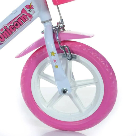 Dječji bicikl Dino Bikes 12" Unicorn s pomoćnim kotačima