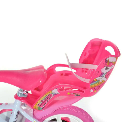 Dječji bicikl Dino Bikes 12" Unicorn s pomoćnim kotačima