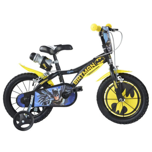 Dječji bicikl Dino Bikes 14" Batman s pomoćnim kotačima