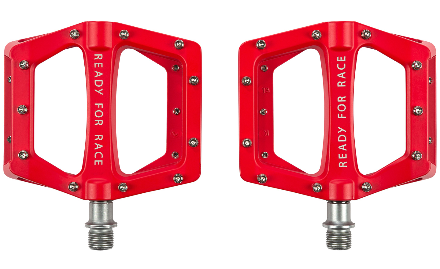 Pedale RFR FLAT CMPT Red 14142